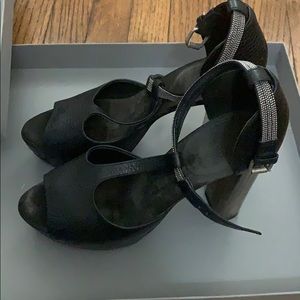 Brunello Cuccinelli Black Heels